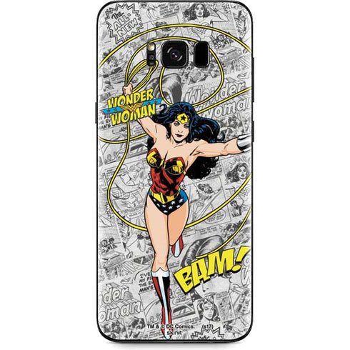 DC Comics Wonder Woman Classic Action Pose Galaxy S8 Plus Skin